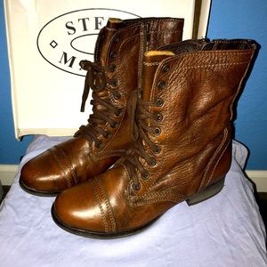 Steve Madden Brown Leather Boots